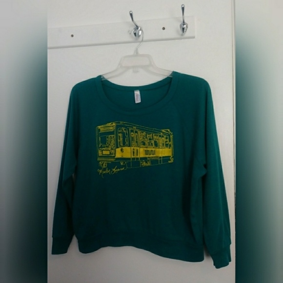 American Apparel Tops - American Apparel San Francisco Muni Graphic Top